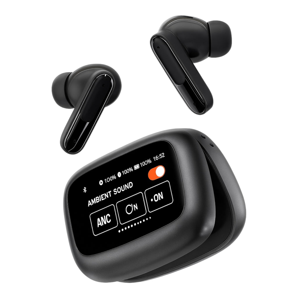 Live Beam 3 Wireless Headphones Earbuds with Multiple functions Mode ENC Touch Screen Display Wireless Bluerooth Earbuds