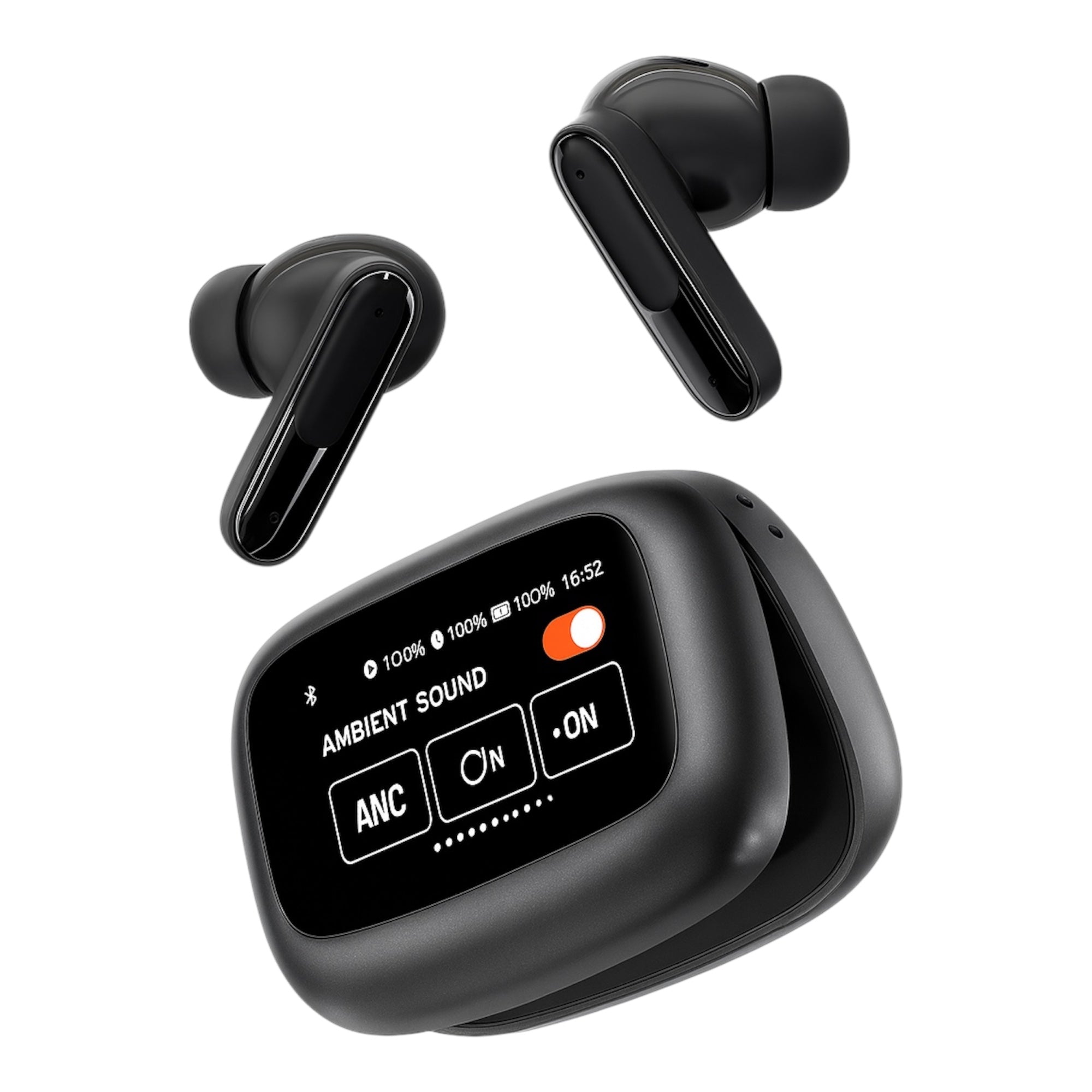Live Beam 3 Wireless Headphones Earbuds with Multiple functions Mode ENC Touch Screen Display Wireless Bluerooth Earbuds