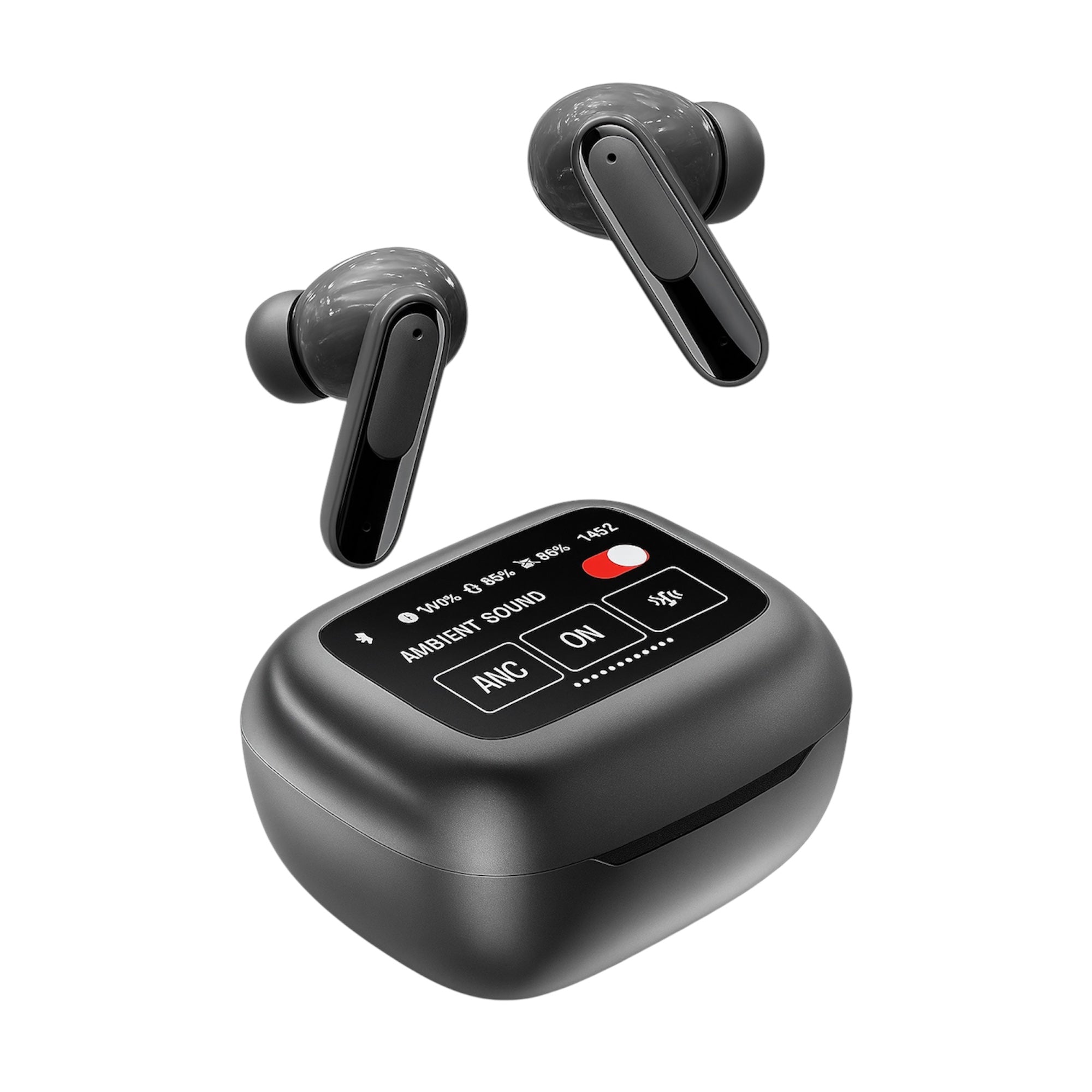Live Beam 3 Wireless Headphones Earbuds with Multiple functions Mode ENC Touch Screen Display Wireless Bluerooth Earbuds - Acquisti Online