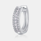 Women Luxury Earrings S925 Sterling Silver Hoop Earrings Moissanite Diamond Stud Hip Hoop Fashion Women's Earrings