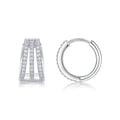 Women Luxury Earring 925 Sterling Silver Moissanite Diamond Loop Earrings Earrings Stud Inlaid High Quality Earrings