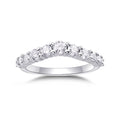 Women Luxury Rings S925 Sterling Silver Fine Jewelry 18K Platinum Plated Moissanite Diamond Stackable Engagement Rings