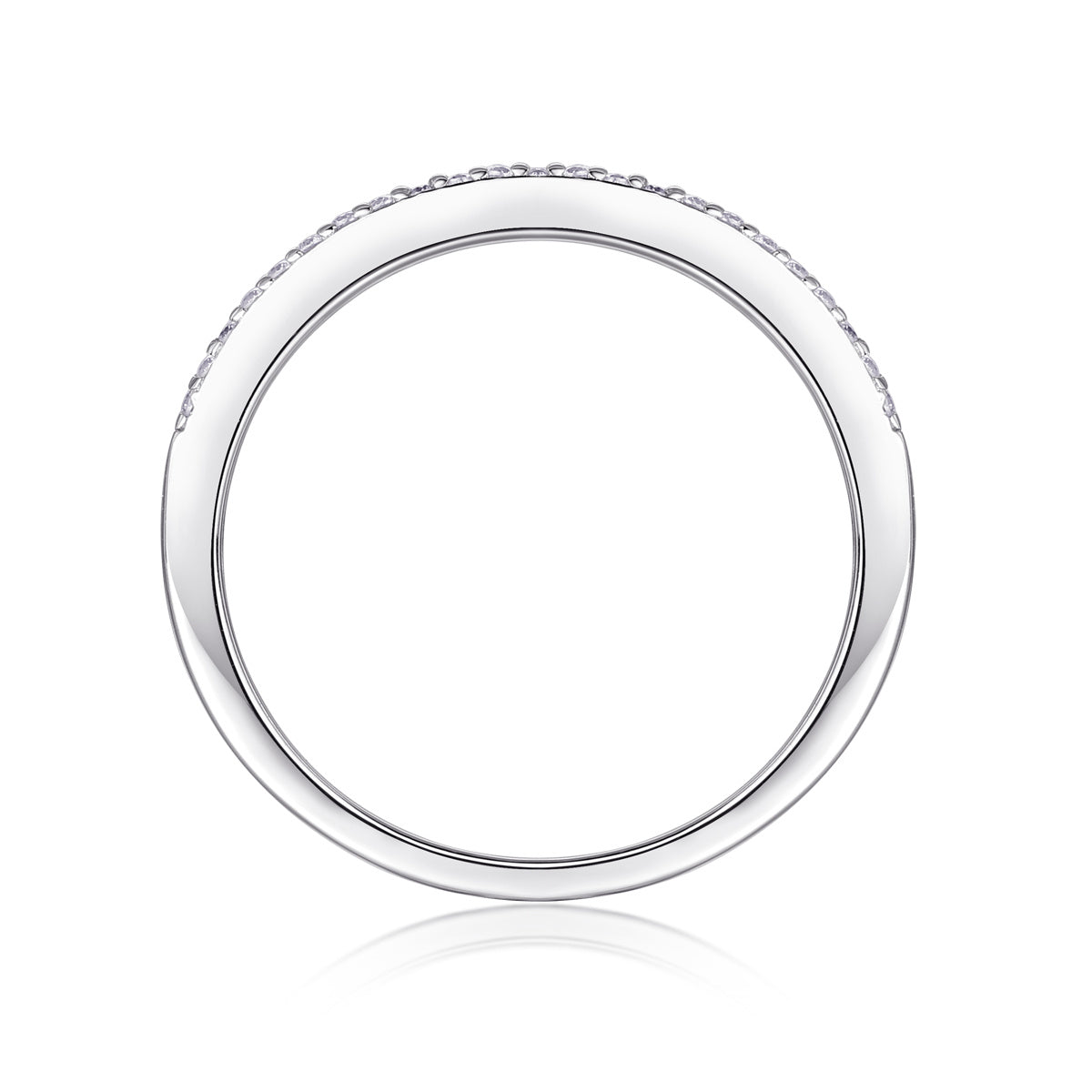 Women Luxury Ring S925 Sterling Silver Inlay Baguette Fine Square Moissanite Diamond White Gold Plated Engagement Ring