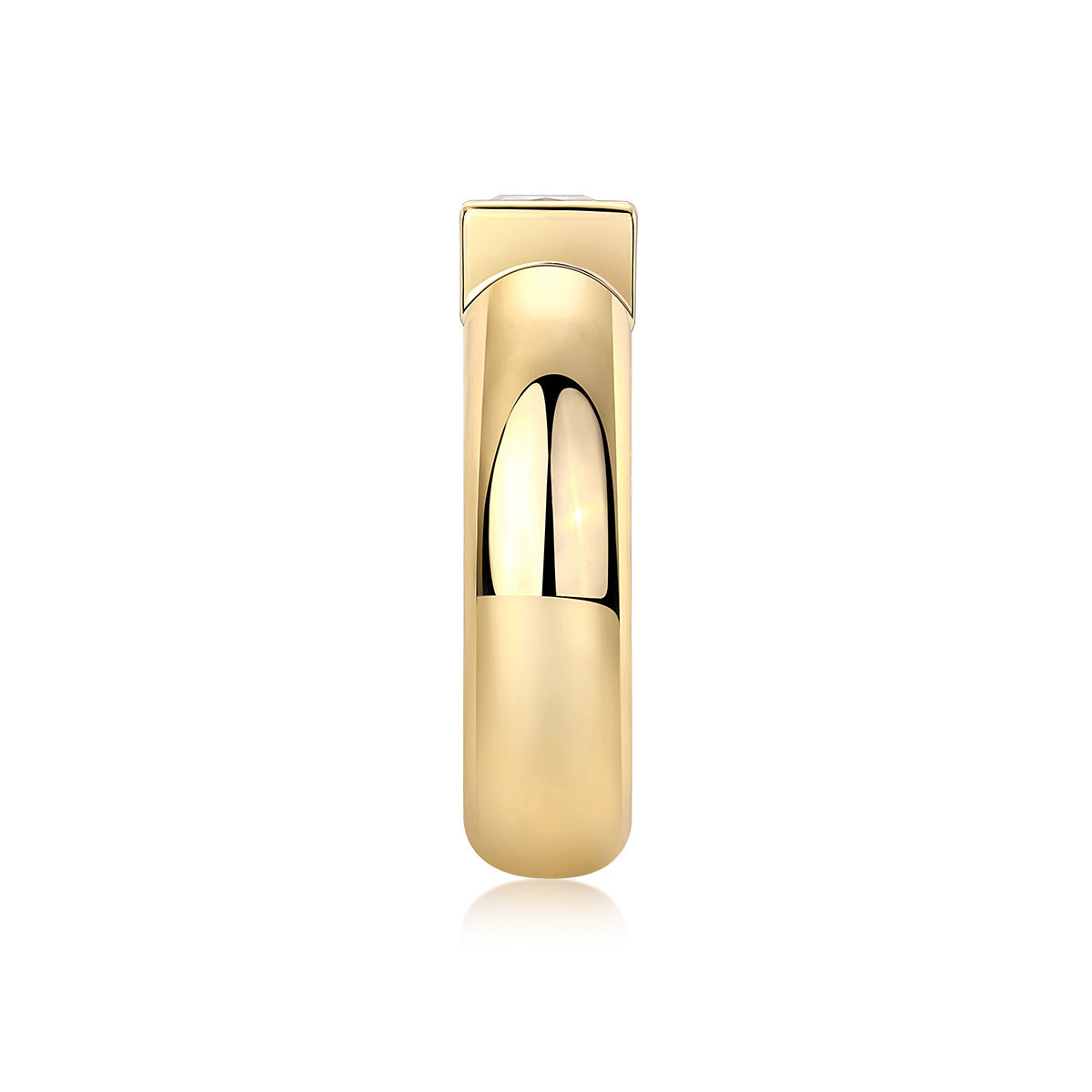 Women Luxury Ring Square Moissanite Diamond Ring S925 Sterling Silver Ring 18K Plated Women Engagement Silver Ring