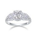 Women Luxury Ring Large Moissanite Diamond 925 Sterling Silver Rings High Quality Fashion Women Engagement Rings