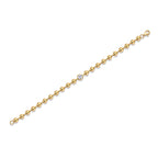 Women's Luxury Bracelet Moissanite Diamond S925 Sterling Silver 18K Gold Plated Chain Bracelet Glittering Design Bracelet