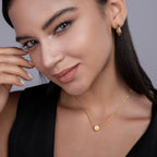 Women's Luxury Pendant Necklace Ball Shape 925 Sterling Silver Moissanite Diamond Elegant 18K Gold Plated Necklace