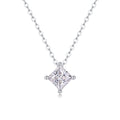 Women Luxury Pendant Necklace 925 Sterling Silver Moissanite Diamond Rhodium Plated Sparkling Fashion Women's Necklace