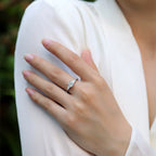 Women Luxury Ring Moissanite Diamond 925 Sterling Silver Ring Gold Silver High-End Jewelry Women Enagagement Ring