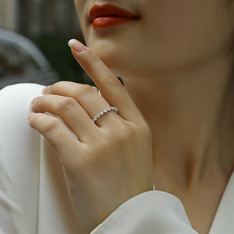 Women's Luxury Ring Moissanite Diamonds Rings 925 Sterling Silver Rings Fine Jewelry Women's Engagement Rings