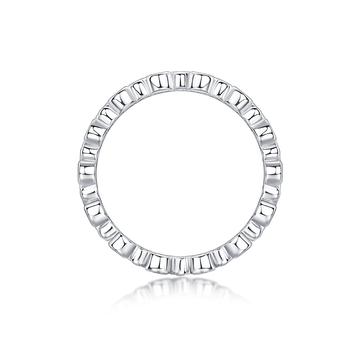 Women Luxury Ring Multi-Row Moissanite Diamond Ring 925 Sterling Silver 18K Gold Plated Wide Band Engagement Silver Ring